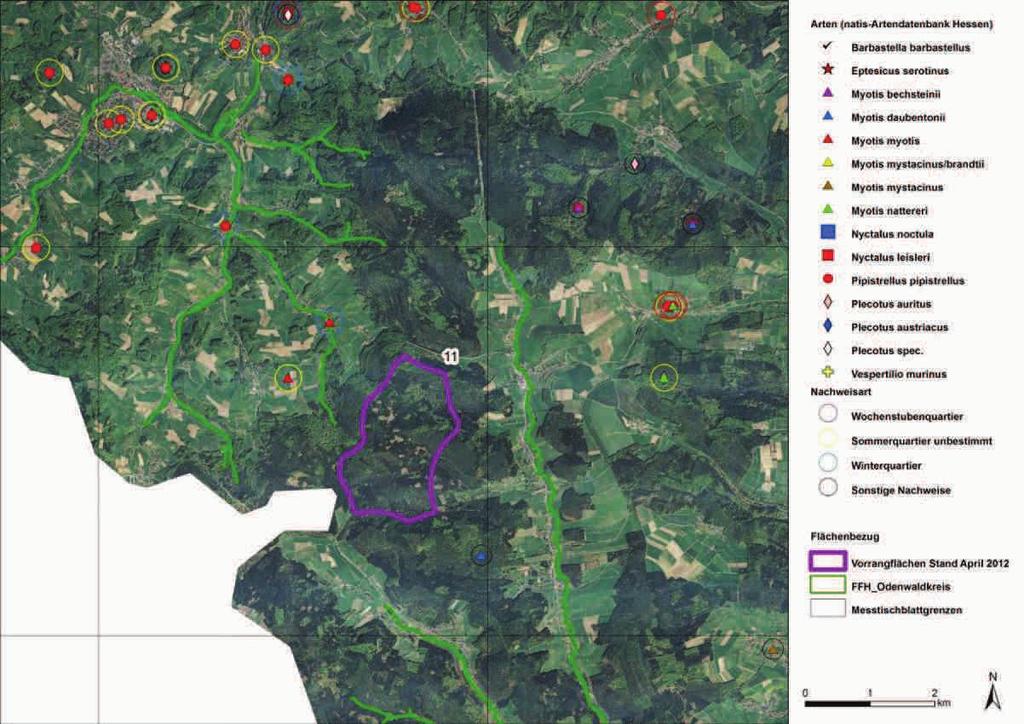 Potentialabschätzung Windkraftvorrangflächen Odenwaldkreis, Teil 1, überarbeitete
