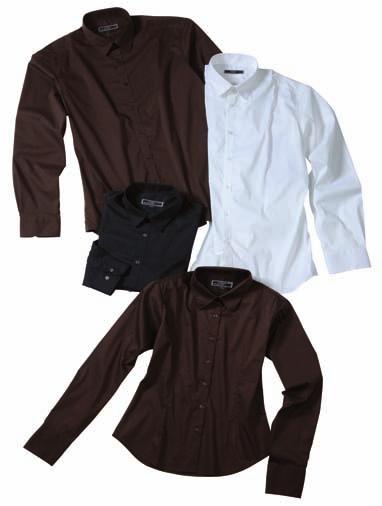 JN 193 Men's Shirt Slim Fit Long Langärmeliges, modisch tailliertes Cityhemd für Herren JN 194 Ladies' Blouse Slim Fit Long Langärmelige, modische