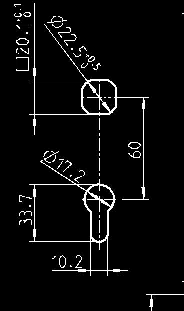 Betätigung GD-Zn verchromt Schlüsselfang GD-Zn verchromt oder Vierkant 6 1000-59 schwarz gepulvert mit Mutter St verzinkt Vierkant 7 1000-04 verchromt A20 A26 Vierkant 8 1000-05 für Vier- u.