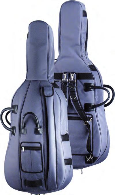 l Taschen und Koffer / Bags and Cases / Étuis et Housses NEW AS-90/09-C 4/4-1/8 Robuste Cello-Tasche aus Nylon, stark