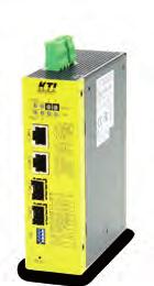 Industrial Ethernet Industrial Ethernet KGC-460-HP / KGC-460 - Managebarer High Power PoE+ Gigabit Industrie Medienkonverter KGC-460 ist der wohl universellste Switch-Konverter, den es bei KTI gibt.