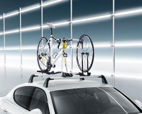 [2] Fahrradhalter Abschließbarer Fahrradhalter für den Transport aller gängigen Fahrräder mit bis zu 100 mm Rahmendurchmesser.