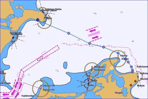 1330 - Seit kurzem fahren wir wieder im zweiten Reff, die Genua ist sogar fast voll gesetzt. Mit teilweise 8,5 Knoten rauschen wir über die Ostsee. Der Wind weht im Mittel mit sechs Windstärken.