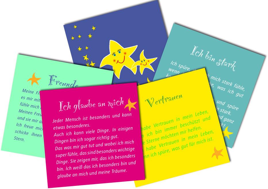 40 Glücksimpuls-Karten Sternenmomente in jedem Wort zur Glückspunkt-Methode für starke Kinder 40 Glücksimpulskarten für mehr Entspannung, Lebensfreude und Herzenskraft von Anja Frenzel Die