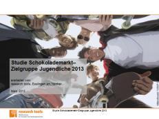 2014 Schokoladenmarkt-Zielgruppe Jugendliche 2013 research