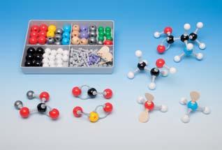 6 Medien Chemie Molymod - Molekülbaukästen MMS-009 Molekülbaukasten Molymod - Anorganische/Organische Chemie Schülerbaukasten zum Bau einfacher anorganischer und organischer Verbindungen Inhalt: 52