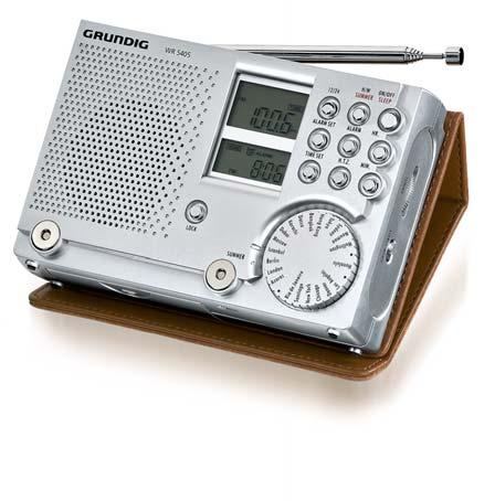 44 Sound & Vision 2011 Audio-Portable 45 WR 5408 PLL AM-Doppelsuper-Technik 14 x KW von 1,71 29,9 MHz Direkteingabe von Frequenzen und