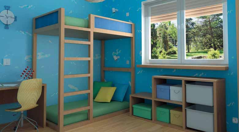 Kinderzimmer 3 2 3 1 Ein sicheres Zimmer für Ihre Kleinen 1 2 3 Mit dem xcomfort System wird mithilfe eines an einer schwer zugänglichen