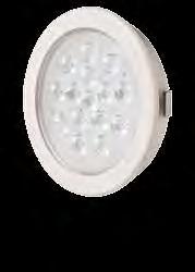 LED-Einbauleuchten LED-Einbauleuchte SUNNY III Flache runde LED Einbauleuchte für 9 mm Sackloch Klemmbefestigung Dimmbar Betriebsspannung: 12