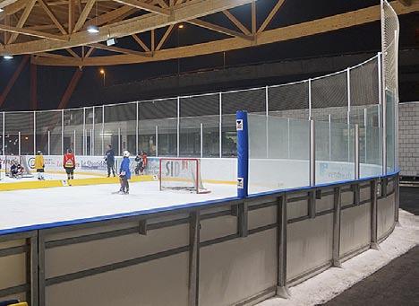 Eisflächenteiler Eishockey-Spielfeldmarkierungen