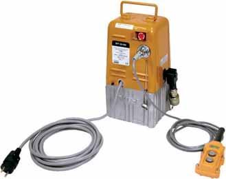 Hydraulische Pumpe und Antriebsaggregat für Runddrücken und Pressen mit Pressköpfen Elektro-Hydraulik-Aggregat SPT 0-586 CM Pressgerät von 60 bis 400 kn zum Runddrücken und Pressen.