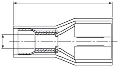 Temperaturbeständigkeit bis +5 C. Nach Vorschrift IEC 6035- und EN 60. Crimpwerkzeuge ab Seite 49 ISOLIERUNG POLYCARBONAT Typ S L Øi (mm ) 0,34 -,5 -,5,6-6 Standard Verpackung 00 St.