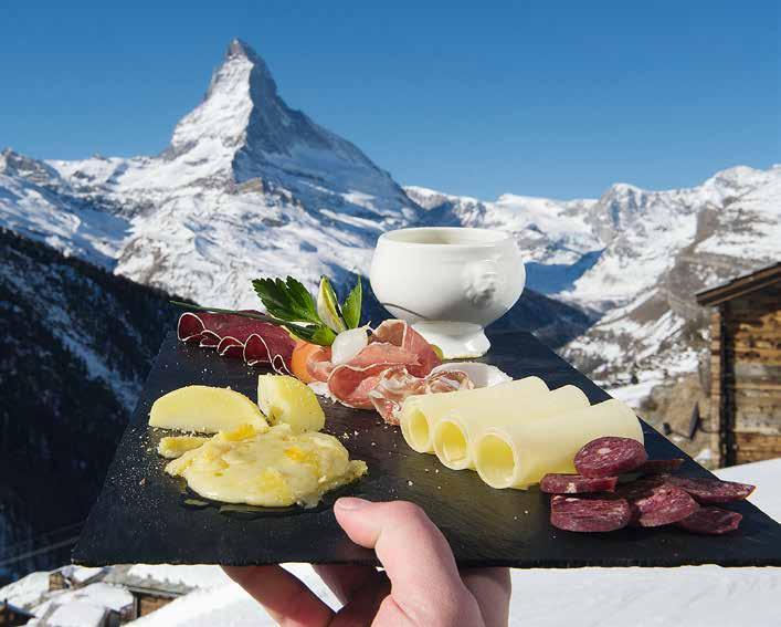 Höchstgelegenes Hotel Europas: 3 100 Kulm hotel Gornergrat *** Längste Skiabfahrt Europas mit 2 km vom Matterhorn glacier