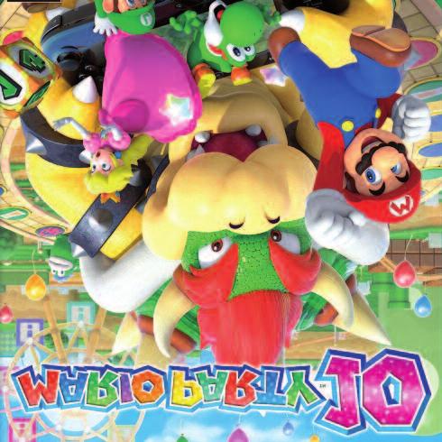 Ab 6 MARIO PARTY 10 Plattformen: Wii U Für 1-4 Spielende Party mit Mario und Co.! Gespielt wird hier auf einem Feld, auf dem die Spieler*innen ihre Figuren zu Minispielen bewegen.