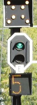 Schweiz Swiss signals Fahrtstellungsmelder wurden erstmals 1995 angewendet.
