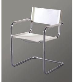 black/chromium 80 x 60 x 56 cm 21,00 Polsterstuhl/Upholstered chair 01216 rot
