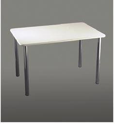 S 3 Standbau-Mietmobiliar Hired furniture Stahlrohrtisch, rund Round steel tube table 01225