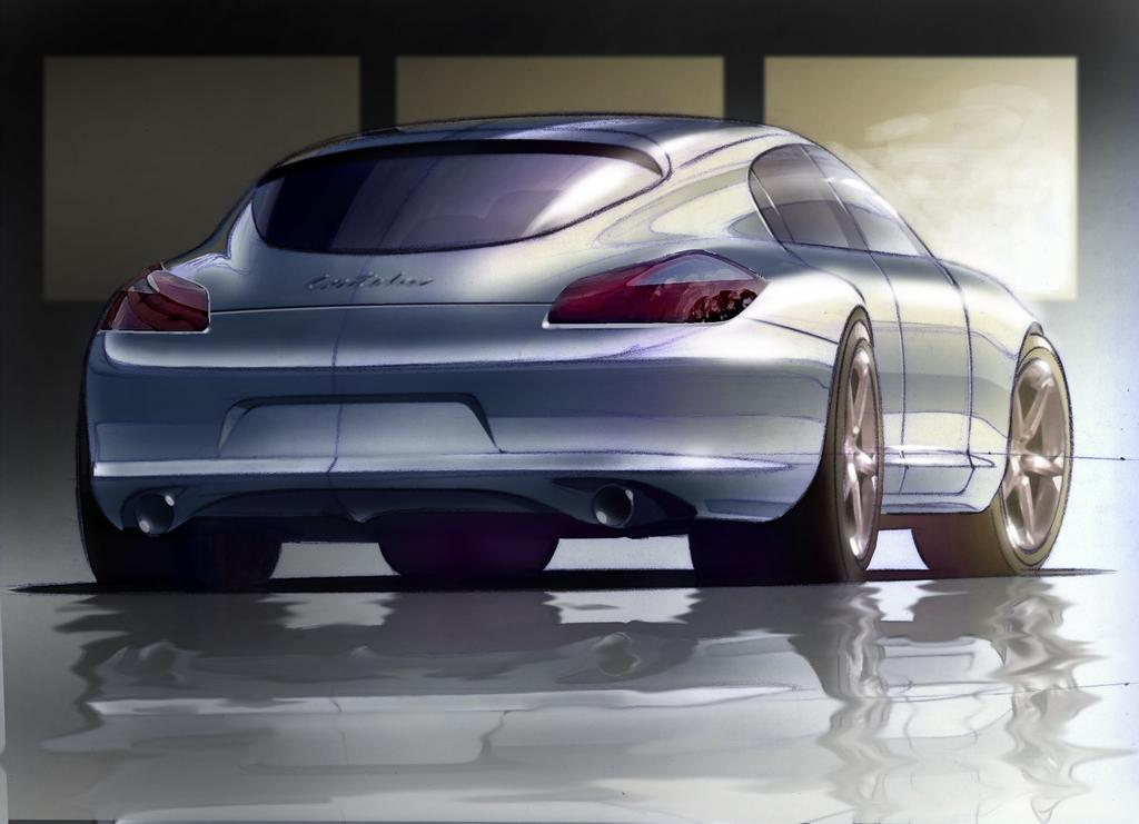 Porsche ging der Frage, wie eine Sportlimousine zu entwickeln sei, mit vielen verschiedenen Ansätzen nach. Doch erst der Panamera schaffte es in Serie produziert zu werden.