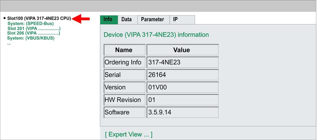 VIPA System 300S + Einsatz CPU 317-4NE23 Zugriff auf den Webserver 5.
