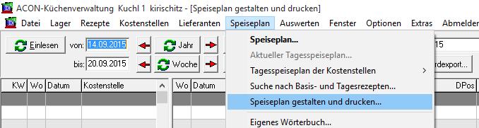 Speiseplan gestalten und drucken Neu und ebenfalls ein mächtiges Werkzeug mit dem Speiseplän der BK aber auch