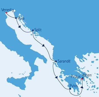 * Die lebensfrohe Stadt Pula am südlichen Ende der Halbinsel Istrien ist zwar vor allem für ihre Gebäude aus römischer Zeit bekannt, doch ihre wechselvolle Geschichte hinterließ viele Spuren.