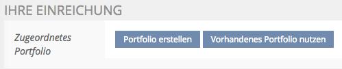 . Portfolio Im Menüpunkt «Portfolio» (Menü