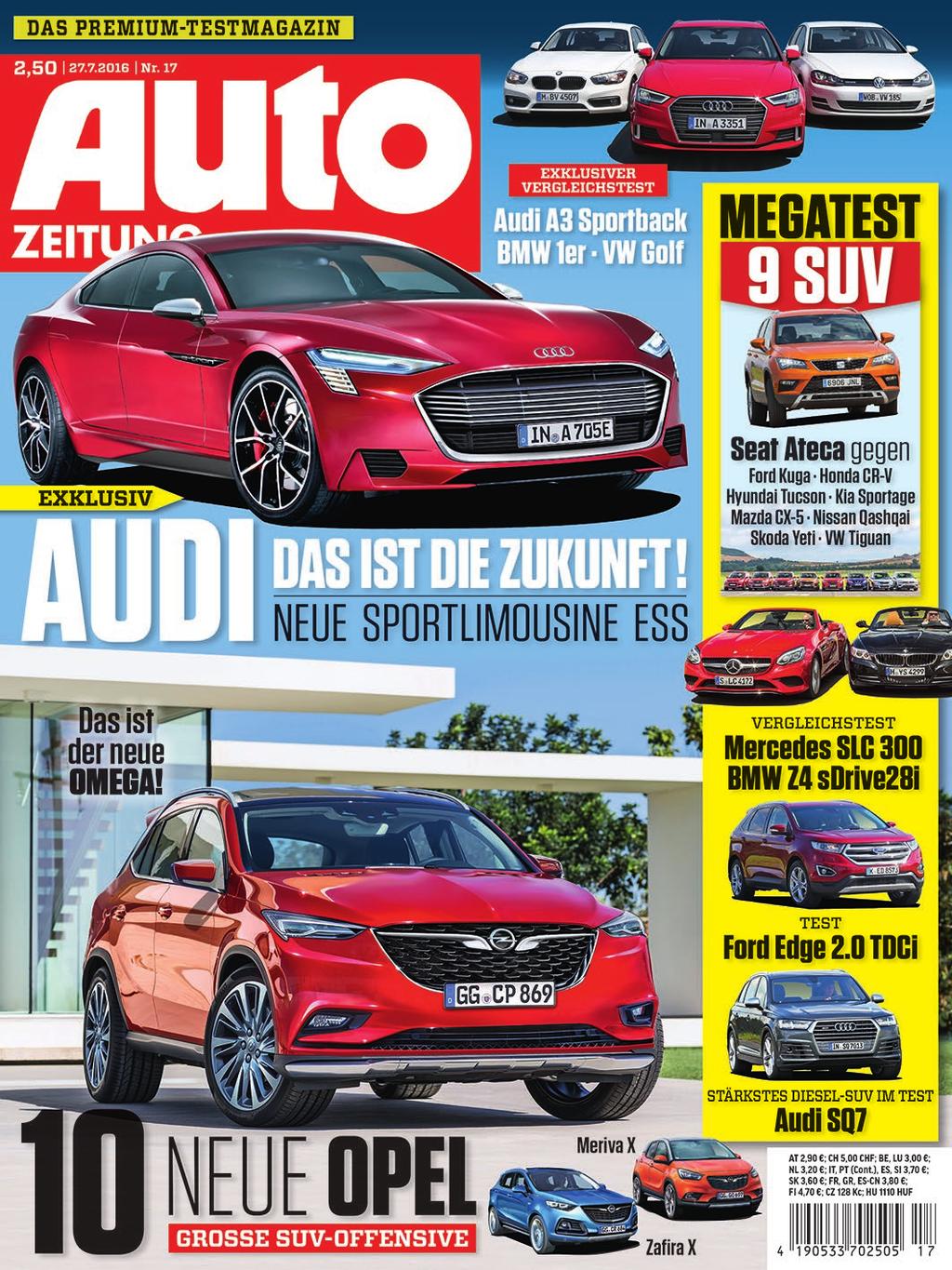 1 REDAKTIONELLES KONZEPT AUTO ZEITUNG ist die treibende Kraft im Automobilmarkt.