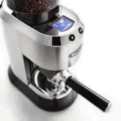 Mit der DEDICA Kaffeemühle können Sie Espressopulver für