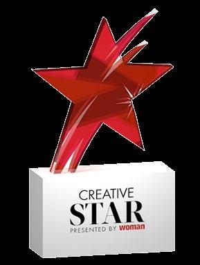WOMAN CREATIVE STAR AWARD 2016 Der WOMAN Creative Star Award wurde 2014 ins Leben gerufen und rückt besonders innovative, kreative oder wirkungsvolle Werbebeiträge,