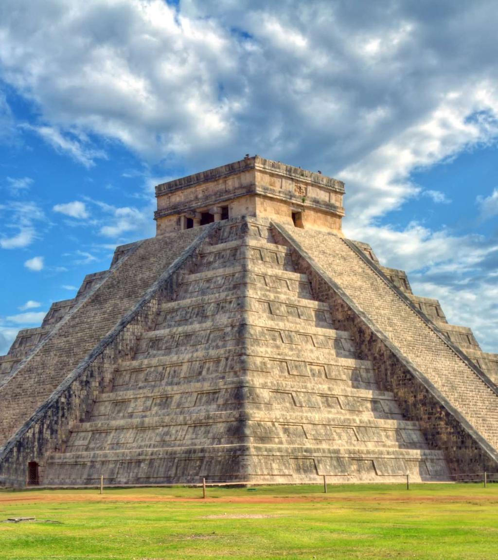 Mexiko Chichén Itza: am weitesten erschlossene Fundstelle der Mayakultur und gehört zum UNESCO Weltkulturerbe, liegt auf der Halbinsel Yucatán Tulúm: auf der Halbinsel Yucatán gelegen, einzige