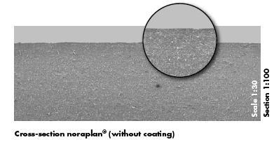 2. Bodenbelagsoberflächen Die dauerhafte und wirtschaftlichste Option: beschichtungsfreie Oberflächen Die nora Oberfläche ist dauerhaft dicht und