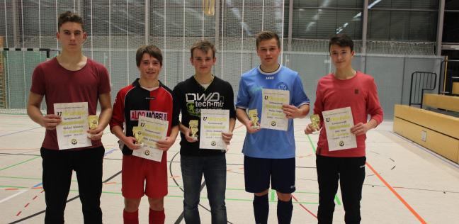 Hallenmeisterschaft - Futsal B-Junioren Sieger Futsal B-Junioren 2016/2017 - SpG Falkenau/Oederan/Breitenau Vorrunde Gruppe 1 Burgstädt Dittmannsdorf 2:1, SpG Bräunsdorf 2:0.