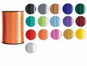 Geschenkbänder Polybänder auf Rollen! Material: Kunststoff Farbe: in sehr vielen Farben in 250 und 500 lfm in 5 und 10 mm Breite dekorativ - Euro je 1 Rolle bei Abnahme - Bestell-Nr.