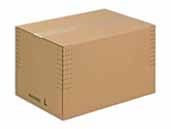Fix-Aufrichtekartons aus stiler Wellpappe - braun Versandverpackungen und Bürobedarf Der ideale Karton zum Versenden, Verpacken und Lagern von leichten und mittelschweren Gegenständen!