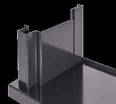 Seite 21 Zarge Typ Sf K Aluminiumzarge für kompaktes Fassadensystem mit Spiegelbreite ab 30 mm. Mit Falz für Klappläden oder einfach als Design.