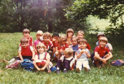 1982-1983 Klobucaric Monika Forer Ingrid, Hann Renè, Heiseler Melanie, Invancsits Roman, Jenewein Martin, Juen Monika,