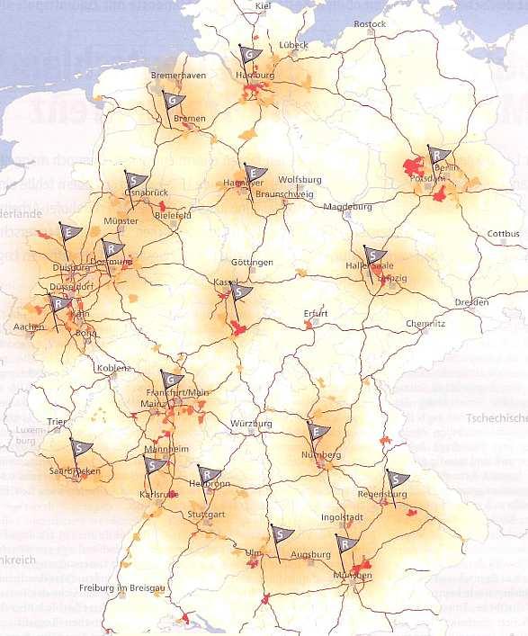 Logistikstandorte in Deutschland RIS Kompetenzzentrum für Verkehr und Logistik LOGIS.