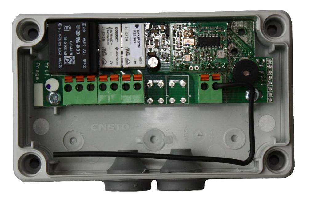 SunTed EKX2RM Einbau Markisensteuerung mit integriertem Funkempfänger Einfach zum Nachrüsten von Funktechnik für Markisenantriebe. Einfaches Einlernen der Sender am Empfänger.