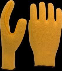 Hitzeschutz - Handschuhe, Nitras - TAEKI5 CAT 2, Spezialfaser gelb, ohne Beschichtung, Verstärkung in der Daumenbeuge. 4500675008 30 cm 5-Finger Gr.