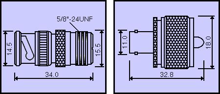 273/U BNC-Buchse auf UHF-Stift Adapter BNC auf Mini-UHF Bild 1 Bild 2 Bestell-Nr. Lager-Nr.
