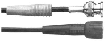 BNC BNC Zubehör BNC Kappe (Steckerisolation) Mittels BNC-Kappe und Knickschutztülle kann aus einem unisolierten BNC-Crimp-Stiftstecker ein vollisolierter Stecker gemacht werden.
