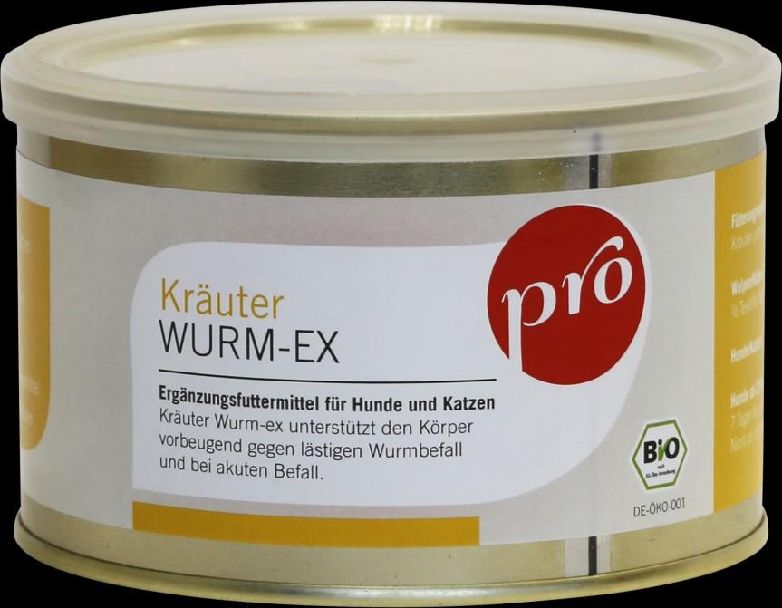 KRÄUTER WURM-EX Pflanzliche Entwurmung führt zu einer schnell auftretenden harntreibenden Wirkung, während die ätherischen Öle für die wurmwidrigen Eigenschaften verantwortlich sind.