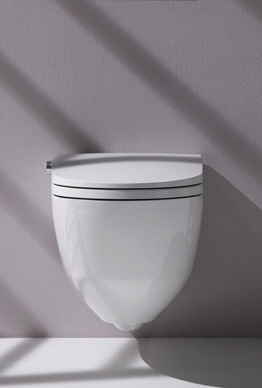 Das Dusch- WC CLEANET RIVA setzt neue Massstäbe. Seine Essenz: grösstmöglicher Luxus in vollendeter Hygiene.