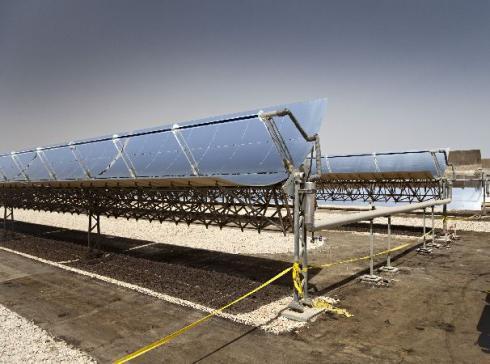 3. Erneuerbare Energie Solarenergie: Concentrated Solar Power (CSP) - Kuraymat erste Solarthermieanlage in Ägypten: 90 km südlich von