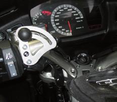 Navigationsgerätehalter MV Navigationshalter für PDA und Navigationssysteme für die Honda Pan European 1300 Zusatzadapter für GPS und PDA Halterung. Kugel Durchmesser 25,4 mm (1 Zoll).