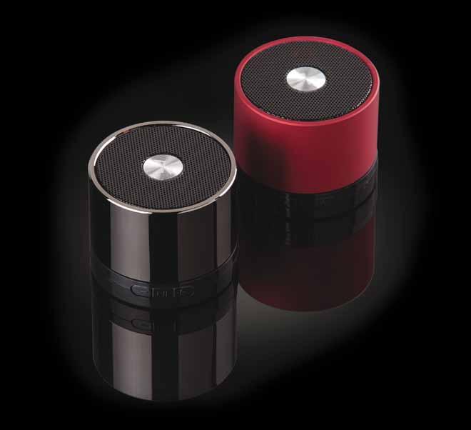 Mini-Lautsprecher mit Bluetooth Die SONOROUS Mini-Lautsprecher sind tragbare Bluetooth-Lautsprecher.