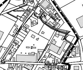 Bereich 3 Gute Erreichbarkeit (Nähe BAB, B3, B36) Flächenpotential durch großes unbebautes Grundstück (Kronauer) mit Anbindungsmöglichkeiten an Rauentaler Straße und Im Steingerüst.