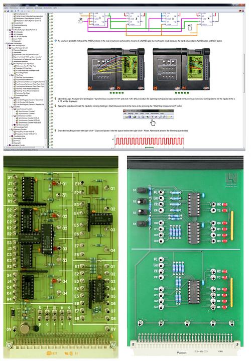 2 Kurs Digitaltechnik 2: Sequenzielle Schaltungen SO4204-6C 1 Lieferumfang: 1 Experimentierkarte mit NAND-, NOR-Gattern und Flip- Flops zum Aufbau sequenzieller Schaltungen 1 Experimentierkarte mit