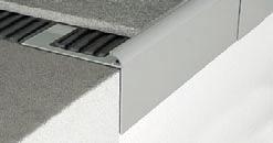 Profile für Balkon und Terrasse Die Profile der Serie PROTEC CPDV sind aus pulverbeschichtetem Aluminium und in verschiedenen öhen erhältlich.