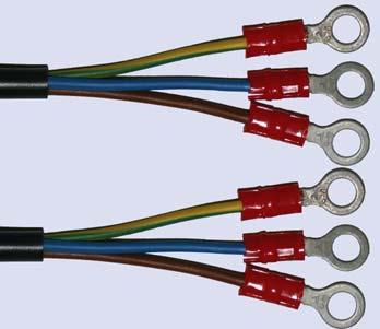 Konfektionierte Stromversorgungskabel assemblied power supply cable Netzanschlusskabel H05VV-F Power cord cable H05VV-F Verwendung: Diese Leitungen sind besonders geeignet bei mittleren mechanischen